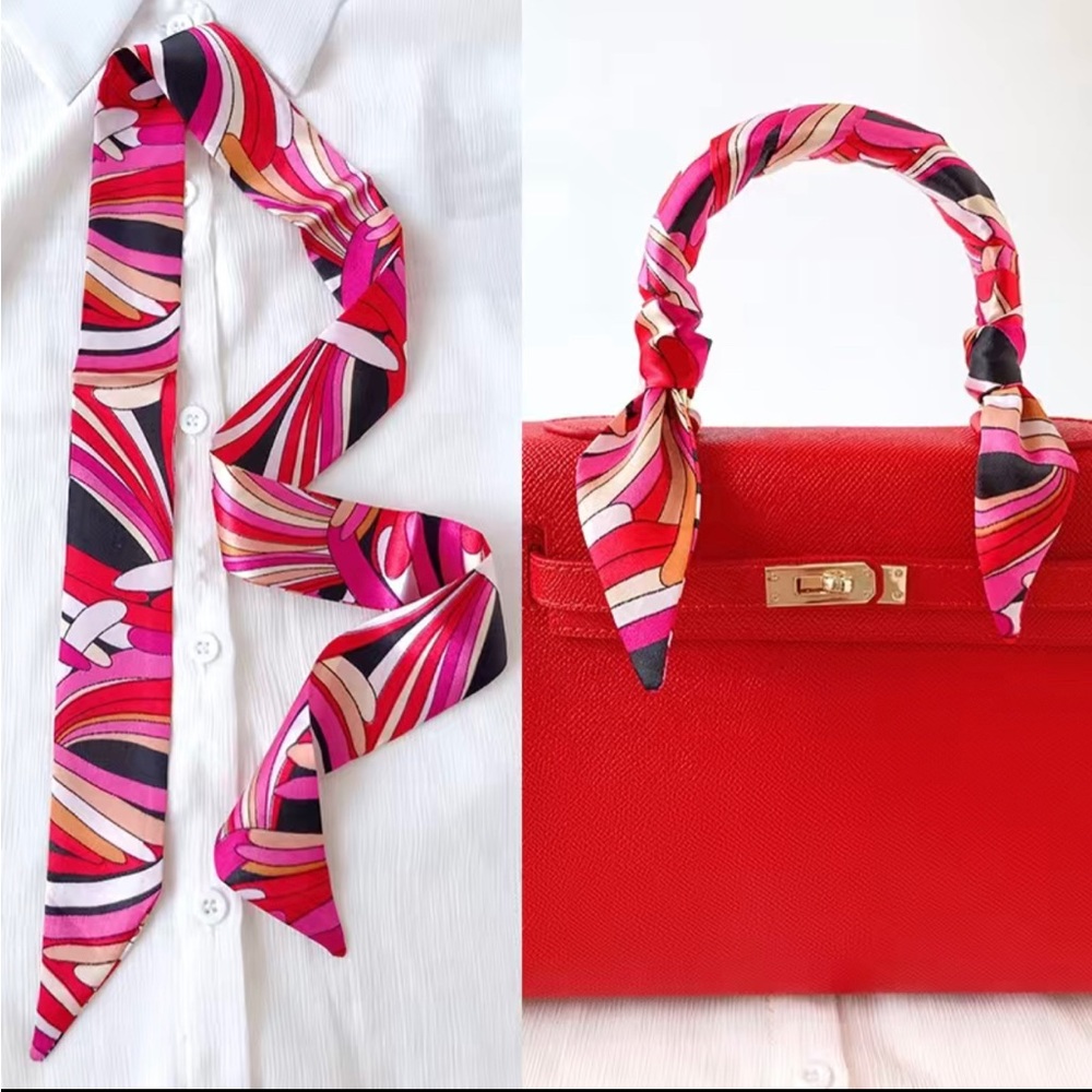 Skinny scarf/wrist wrap/hair tie - Picture 2 of 14